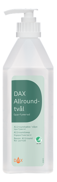 Tvål  Dax allround oparfymerad med pump 600ml